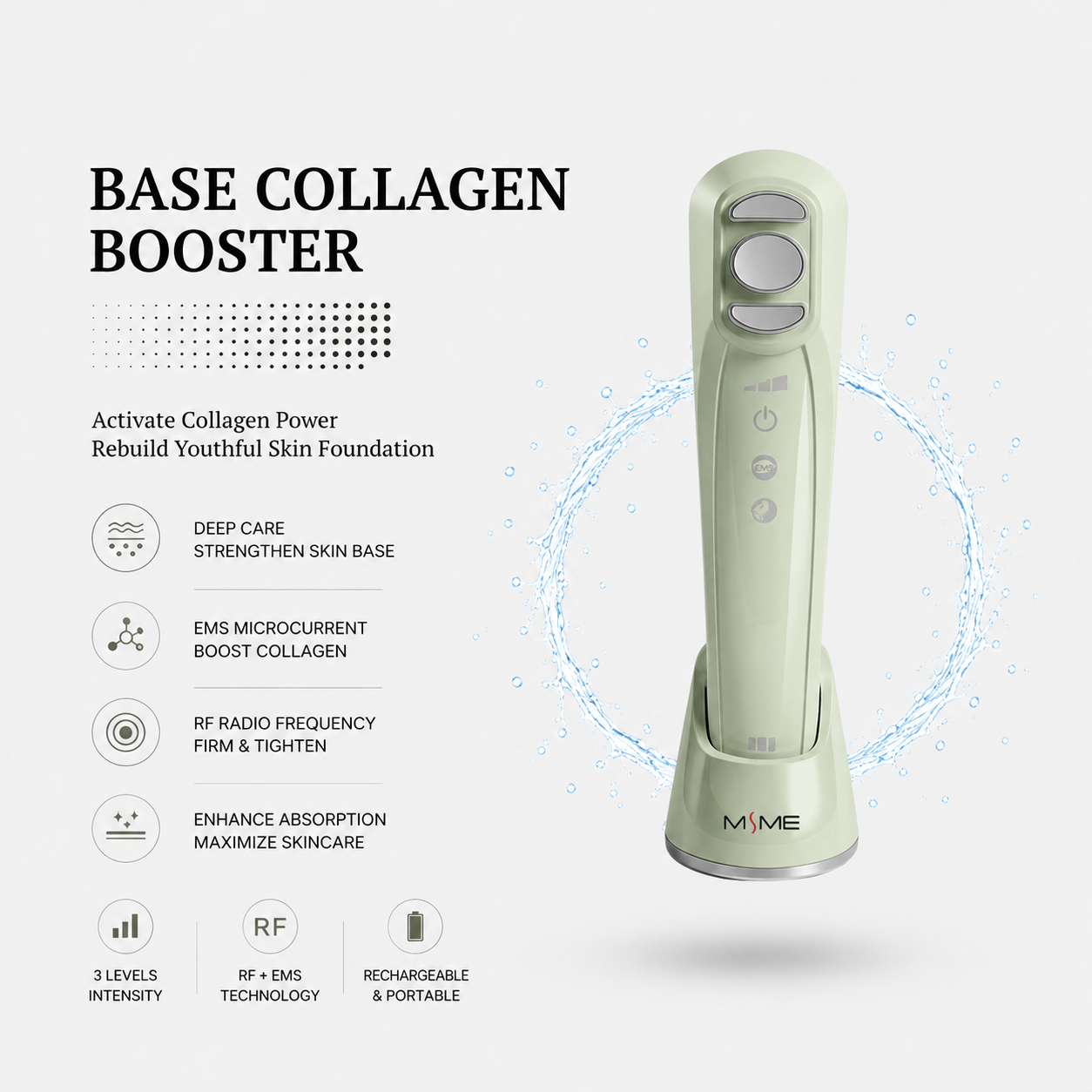 High-energy focused ultrasound beauty device