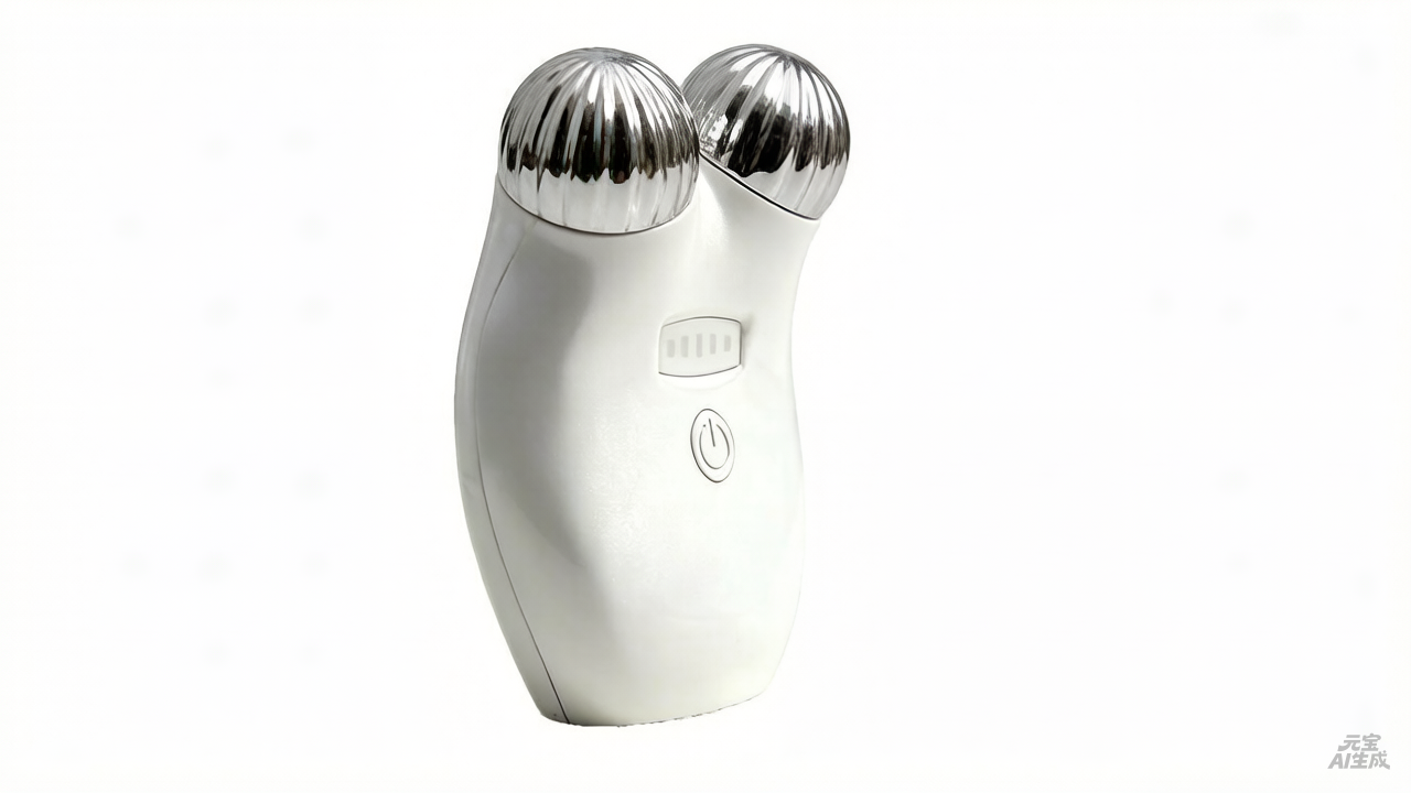 Electric facial massager with facial lifting device suitable for face and neck shaping rollers