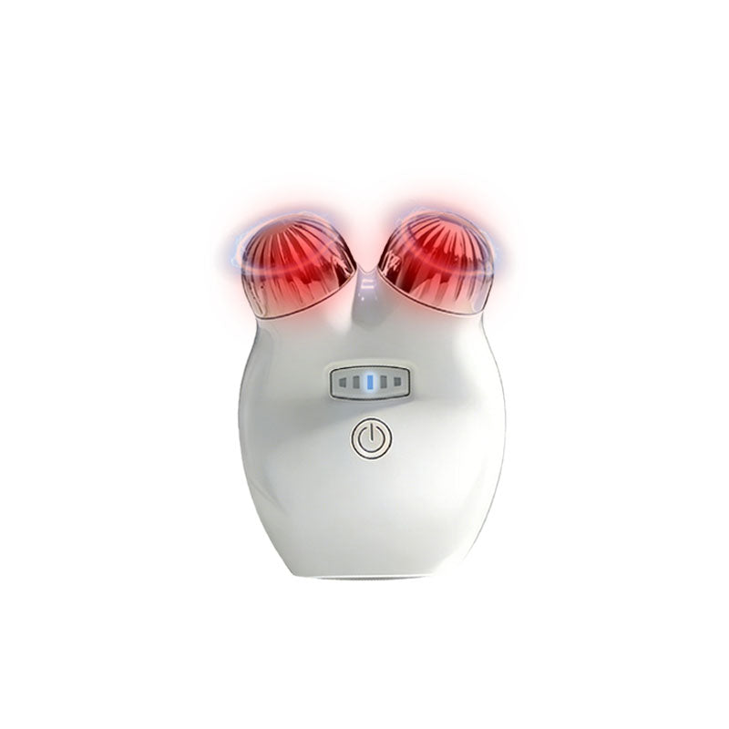 Electric facial massager with facial lifting device suitable for face and neck shaping rollers