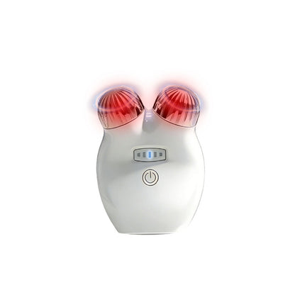 Electric facial massager with facial lifting device suitable for face and neck shaping rollers
