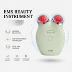 Electric facial massager with facial lifting device suitable for face and neck shaping rollers