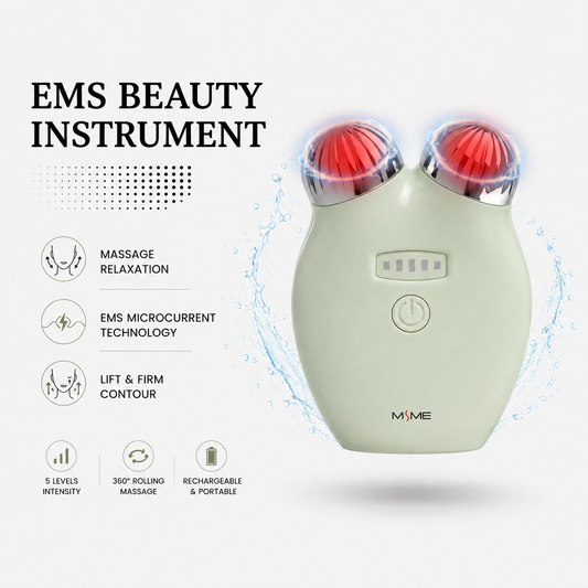 Electric facial massager with facial lifting device suitable for face and neck shaping rollers