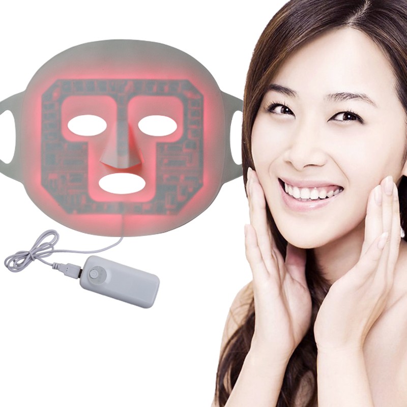 2021 Professional 3 Colors Led Phototherapy Beauty Mask PDT Led Facial Machine Light Up Therapy Led 