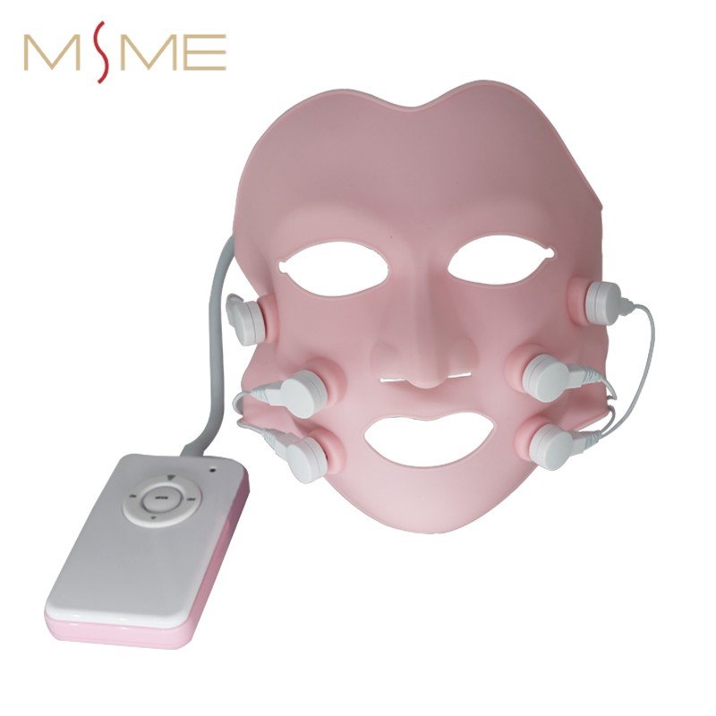 Skin Rejuvenation Mask EMS Photon Light Therapy Treatment Introducing Vibration Massage Mode Promote