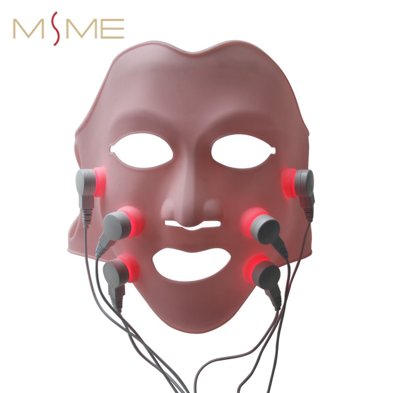 Skin Rejuvenation Mask EMS Photon Light Therapy Treatment Introducing Vibration Massage Mode Promote