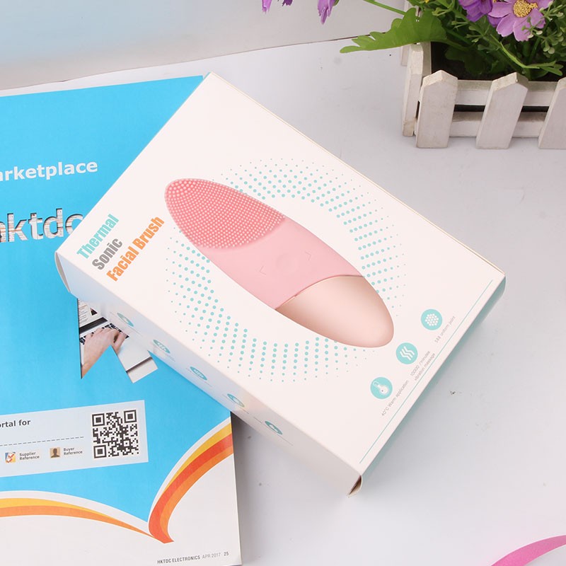 Wireless Charging Waterproof Silicone Facial Cleansing Brush