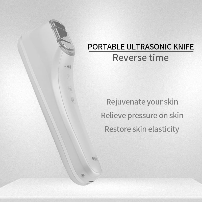 Mini HIFU Machine Warmed Up Protable Women Face lifting anti-wrinkles RF EMS Beauty Device Facial Ma