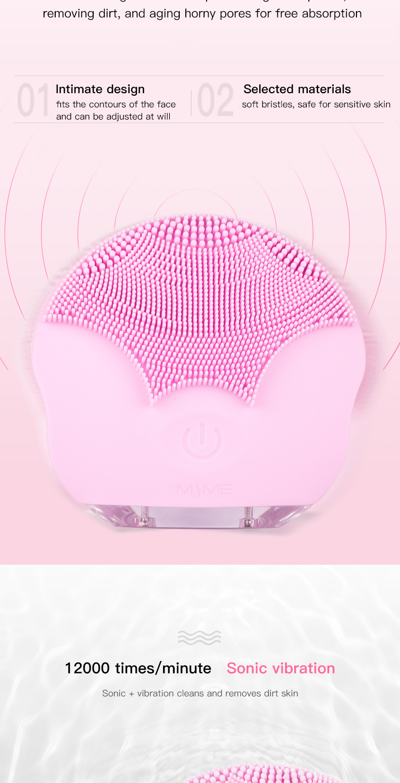 Skin-friendly sound wave cleansing instrument(图2)