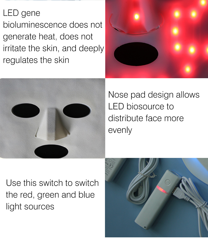 Acne Remove Led Light Therapy Mask Anti-wrinkle Face Beauty Pdt Machine Phototherapy Face Skin Care (图3)